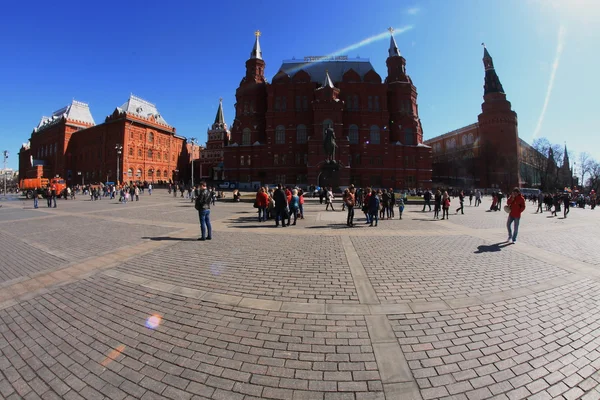 Russland Moskau Rot Quadrat Staat Historisches Museum — Stockfoto