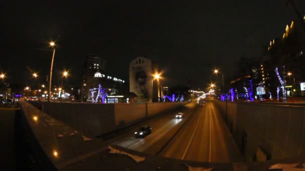 Taganka, die Nacht 29.11.2015 — Stockvideo