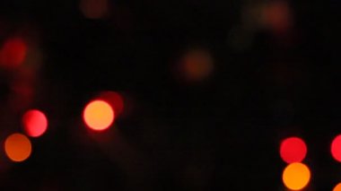 renkli gece bokeh