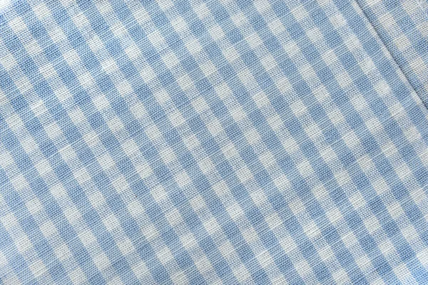 Textile bleu et blanc vérifié — Photo