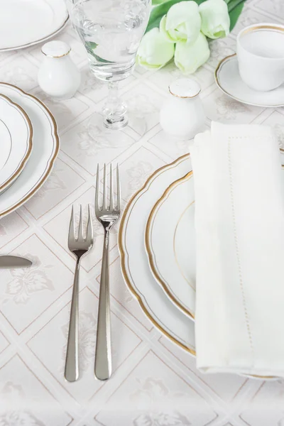 Elegance table setting — Stock Photo, Image