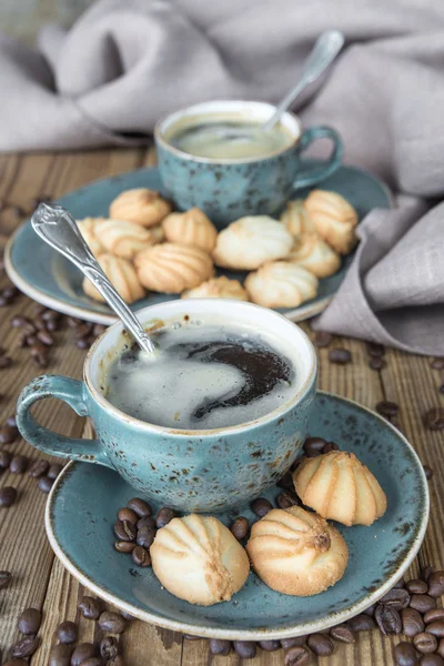 Coffee and biscuits — Stock Photo, Image