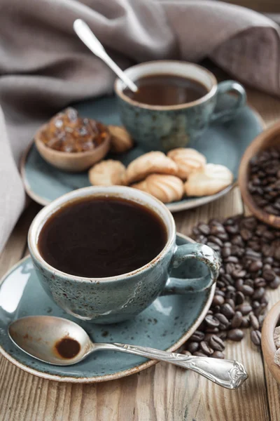 Kaffee und Kekse — Stockfoto