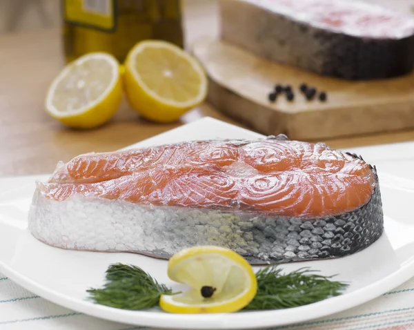 Dos filetes de salmón — Foto de Stock