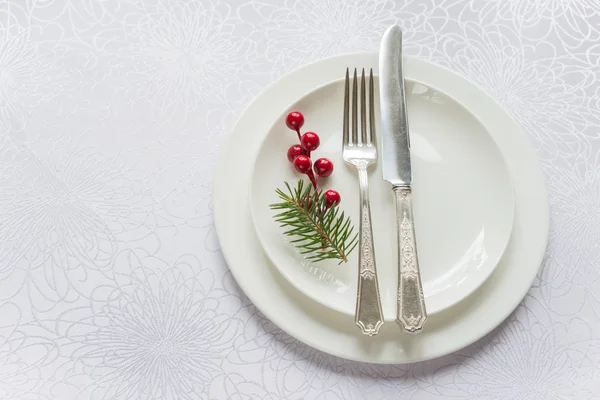 Prachtige kerst tafel — Stockfoto