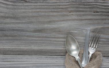 Vintage çatal bıçak takımı