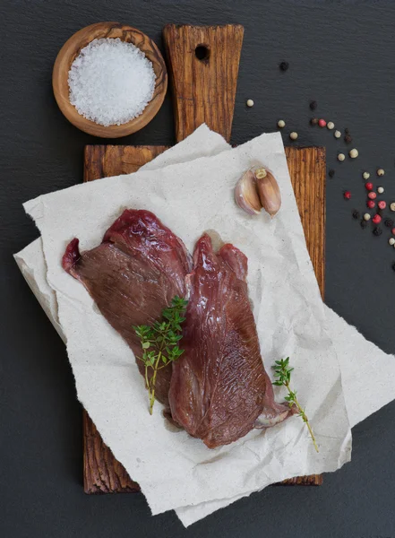 Carne crua — Fotografia de Stock