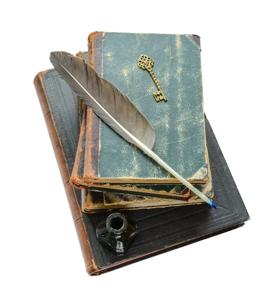 Antiquarische boeken — Stockfoto