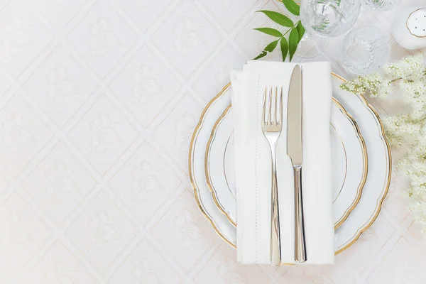 Beautiful table setting — Stock Photo, Image