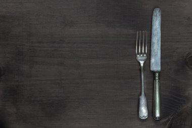 빈티지 실버 칼 붙이