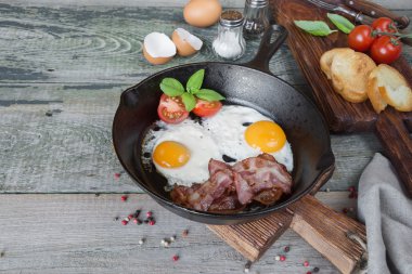 Bir rustik tarzda Servis Kahvaltı