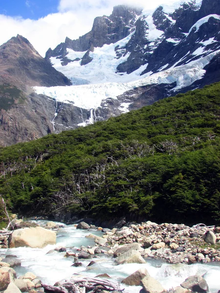 Valle Del Frances Torres Del Paine Nemzeti Parkban Patagóniában Chilében — Stock Fotó