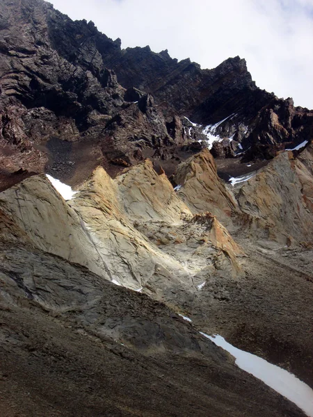 Mirador Desde Mirador Base Torres Parque Nacional Torres Del Paine —  Fotos de Stock