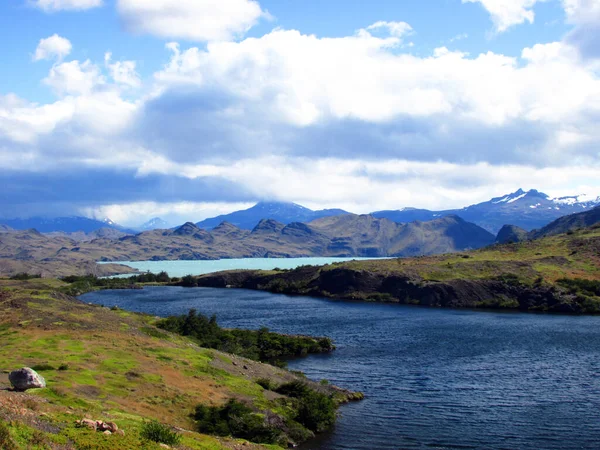 智利帕塔哥尼亚Torres Del Paine国家公园Laguna Inge和Lago Nordenskjld — 图库照片