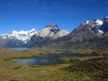Parque Torres del Paine, Patagonya, Şili 