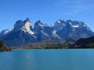 Lago Pehoe, Parque Torres del Paine, Patagonya, Şili