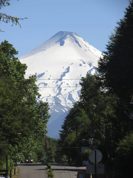 Volcán Villarica Caburgua Chile — Foto de Stock
