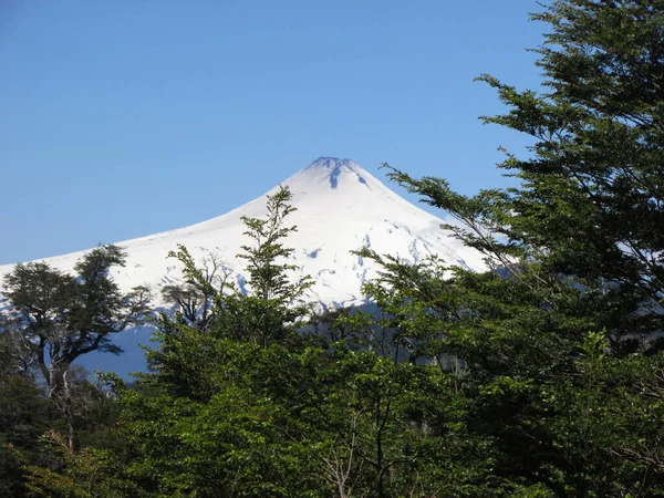 Villarica Volcano Φύση Στην Araucania Χιλή — Φωτογραφία Αρχείου