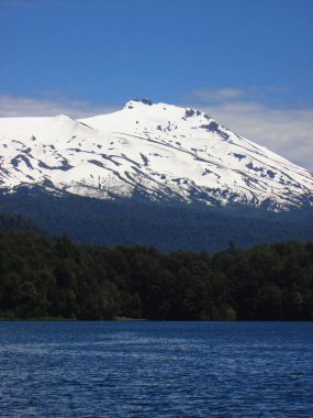 Volkan mocho choshuenco, Puerto Fuy, Şili