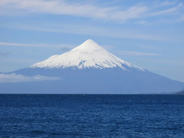 Volcan Osorno Lago Ilanquihue Chile Állam — Stock Fotó