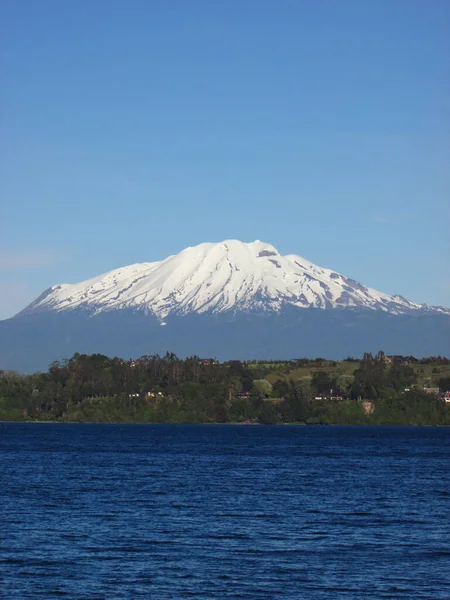 Volcan Calbuco Lago Llanquihue Puerto Varas Chile — 图库照片