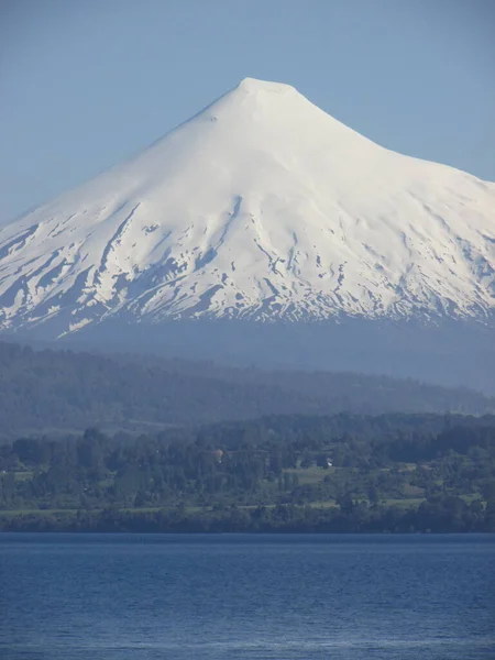 Volcan Osorno Lago Rupanco Cile — Foto Stock