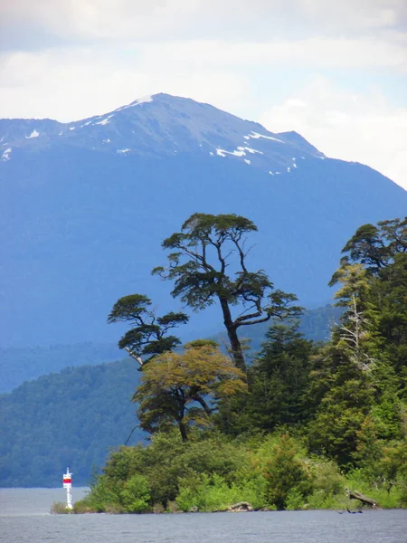 Lago Pirihueico Puerto Fuy Chile — 스톡 사진