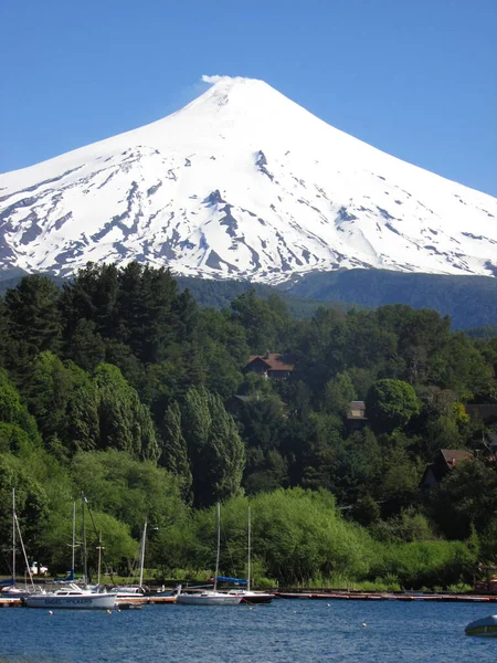 Villarica Vulkán Pucon Araucania Chile — Stock Fotó
