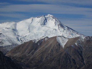 Quizapu, Cerro Azul Volkanı, Enladrillado, Altos del Lircay, Regin del Maule, Şili. And Dağları macerası 