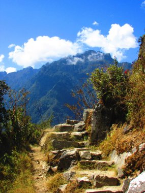 Machu Picchu Harabeleri, Cusco, Peru. Seyahat fotoğrafçılık