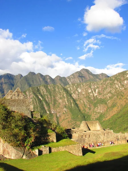 Machu Picchu Romjai Cusco Peru Utazási Fotózás — Stock Fotó