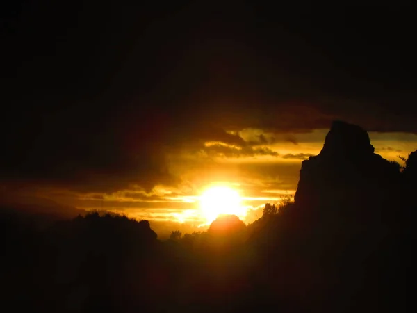 Sunset Cusco Countryside Peru Nature Photography — Stock Photo, Image
