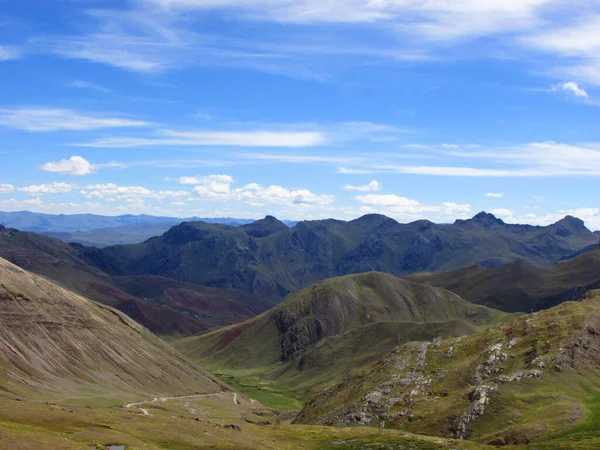 Palcoyo Regnbågsberg Peru Himmel Och Färger — Stockfoto