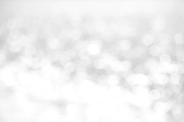 Bílá, šedý lesklý bokeh abstraktní pozadí — Stock fotografie