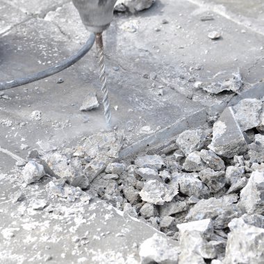 Delme makinesi görünümü