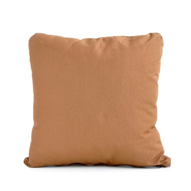 Kahverengi tüylü yastık