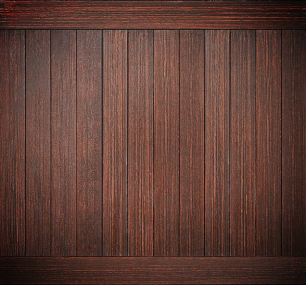 Textura da prancha de madeira marrom escuro como fundo — Fotografia de Stock