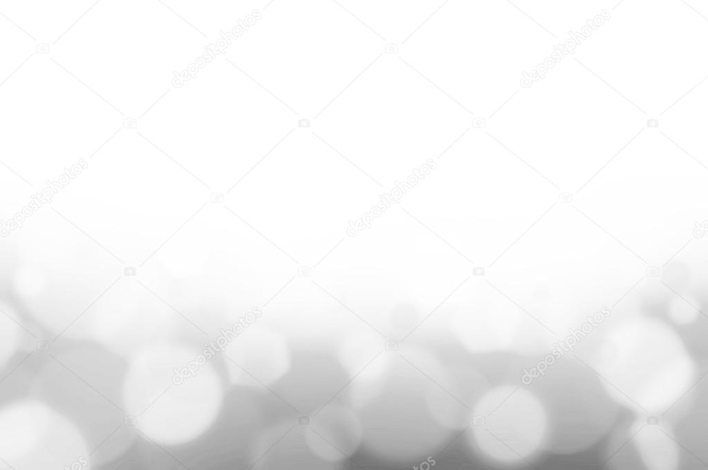 White gray bokeh abstract background