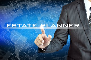 Emlak Planner işaret gösteren bir el
