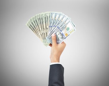 Dolar tutan işadamı el