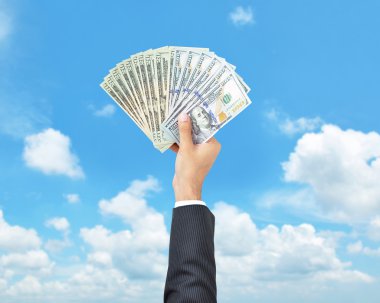 Dolar tutan işadamı el