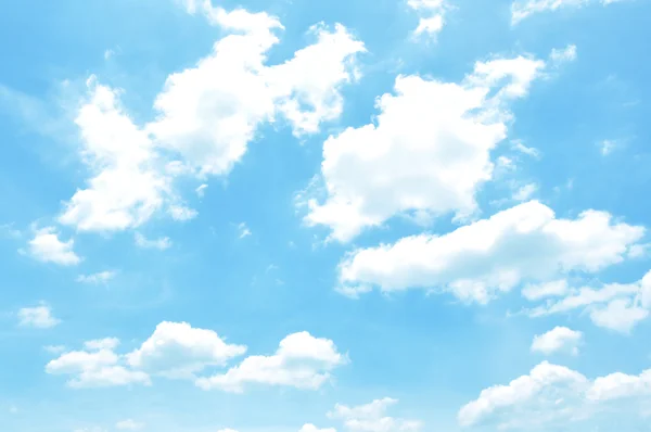 Blue sky & clouds — Stock Photo, Image