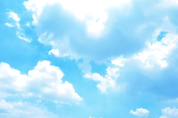 Blue sky & clouds — Stock Photo, Image