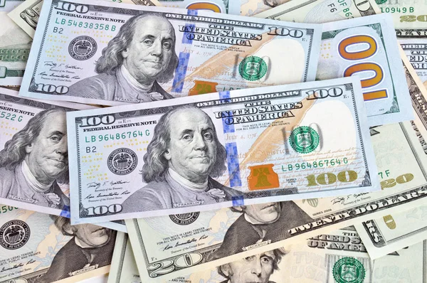 United States dollars (USD) bills — Stock Photo, Image