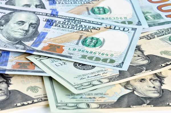 United States dollars (USD) bills — Stock Photo, Image