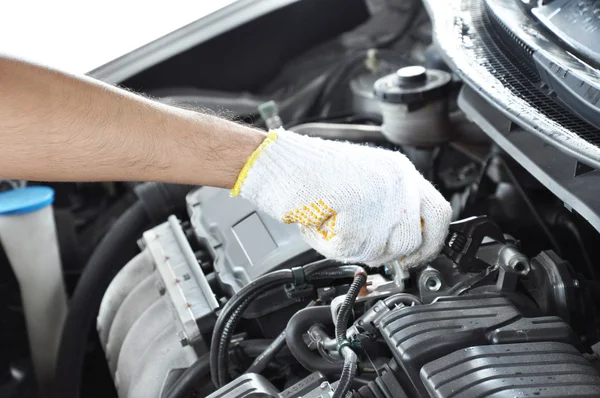 Revisión de coches & concepto de reparación — Foto de Stock