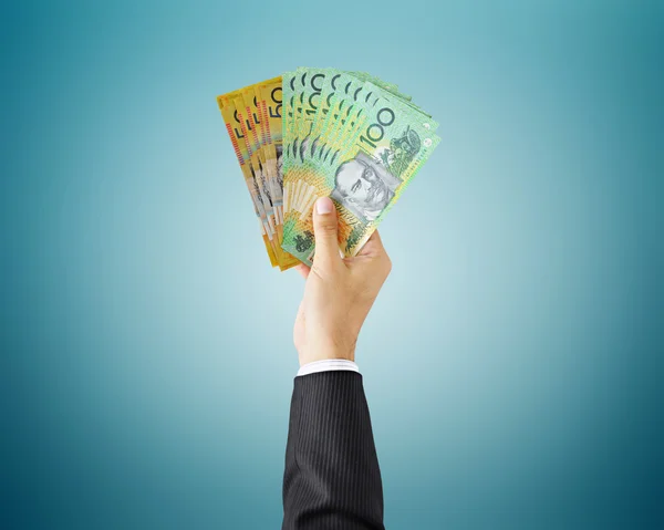 Hand holding money — Stock Photo, Image