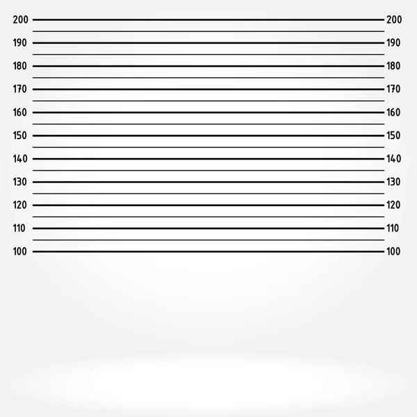 Politie line-up achtergrond — Stockvector