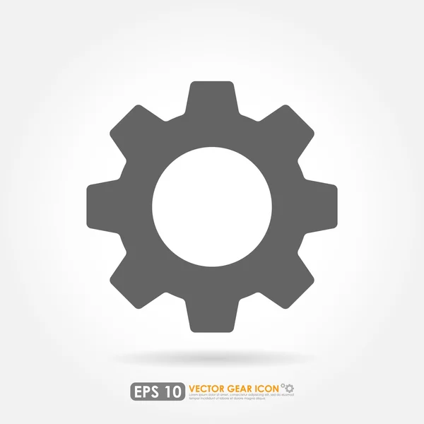 Gear or cog icon — Stock Vector