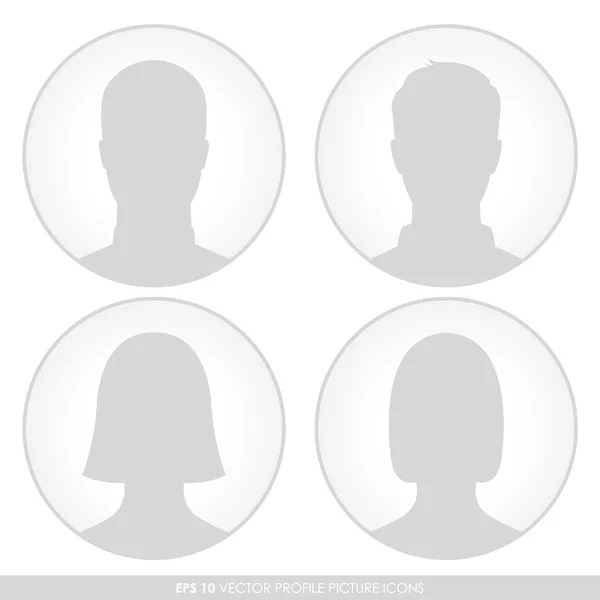 Avatar profile pictures Stock Illustration